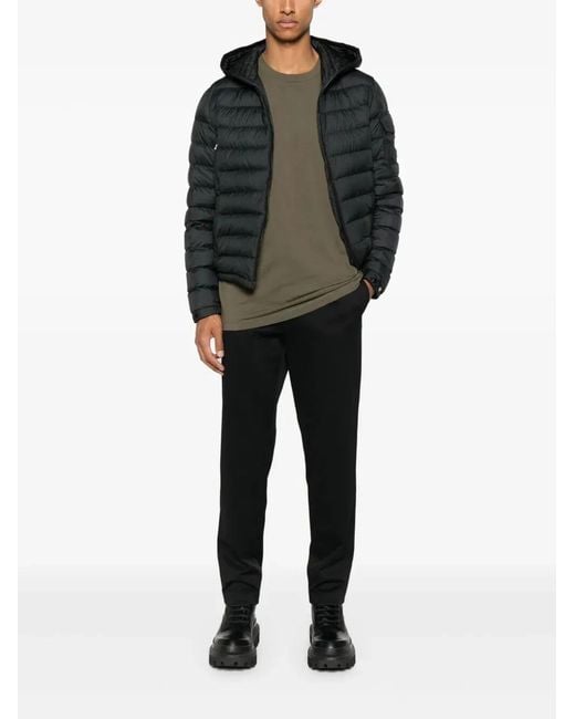 Moncler Black Technical Fabric Trousers for men