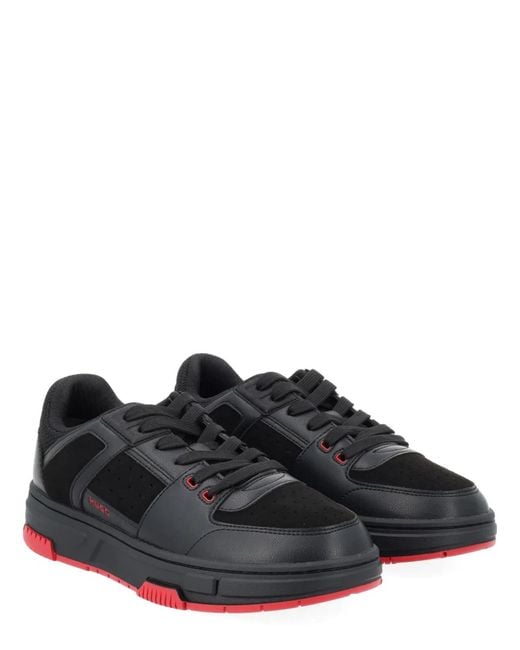 HUGO Black "Yarrow" Sneaker for men