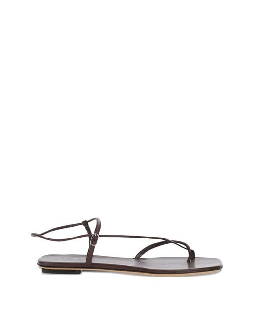 Soeur Brown Leather Sandal