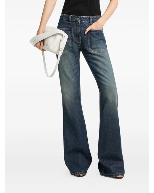 Courreges Blue Courregès Vintage Denim Flare Pants