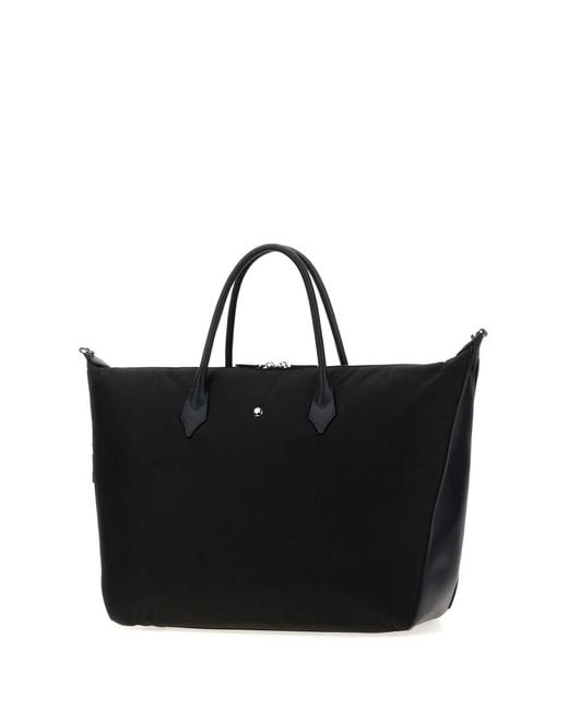 Montblanc Black Nylon Weekender 43 for men