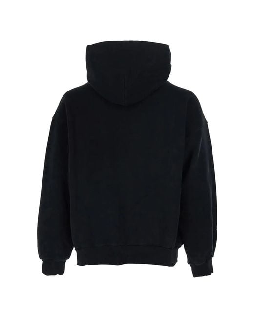 Balenciaga Black Medium Fit Hoodie for men