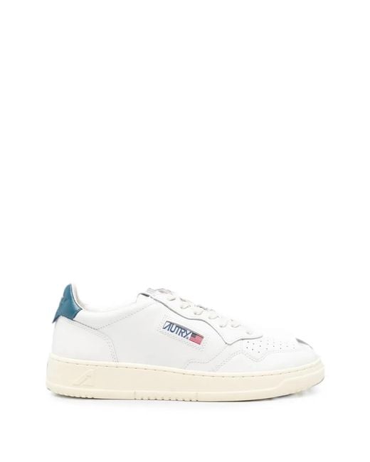 Autry White Medalist Sneakers for men