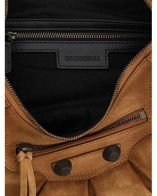 Balenciaga Brown 'Le Cagole S' Shoulder Bag