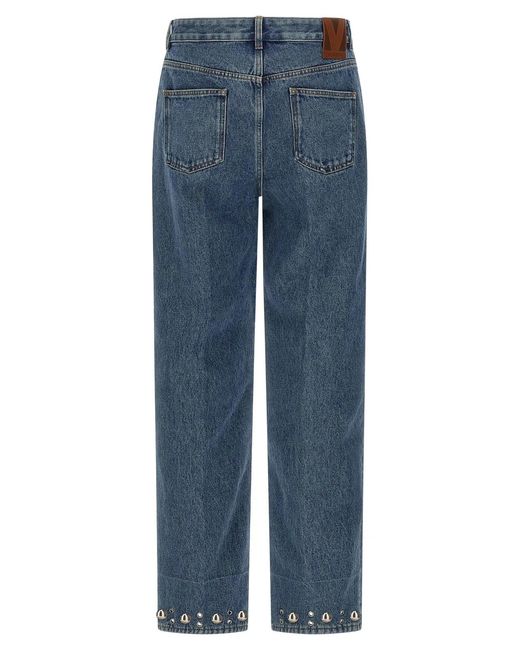 Valentino Garavani Blue 'Boule' Jeans for men