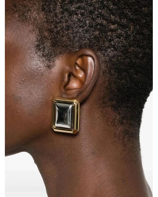Jacquemus White "Les Pendants Carre" Earring