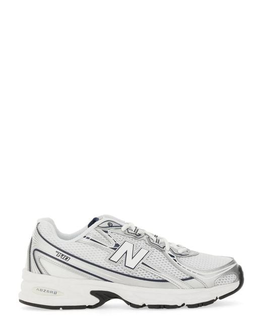New Balance White Sneaker "U740"