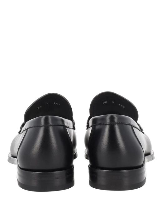 Ferragamo Gray Calf Loafers for men