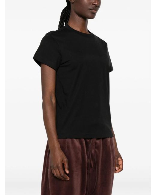 Y-3 Black Logo Cotton T-Shirt