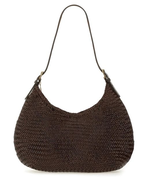 Dragon Diffusion Brown Borsa Half Moon