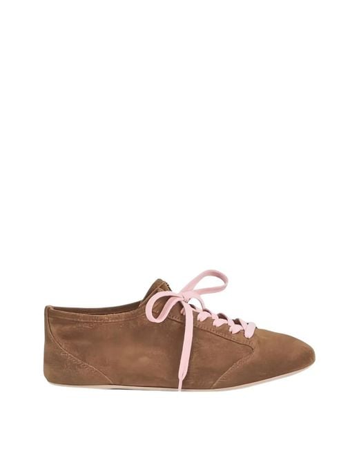 Agl Attilio Giusti Leombruni Brown Lace-Up Fastening Front