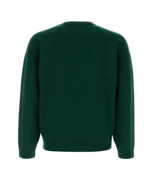 J.W. Anderson Green Jw Anderson Bottle Wool Sweater for men