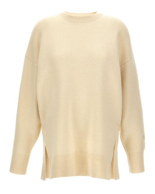 Totême White 'Double-Knit' Sweater