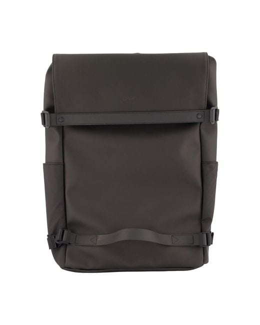 Rains Black Otg W3 Rucksack