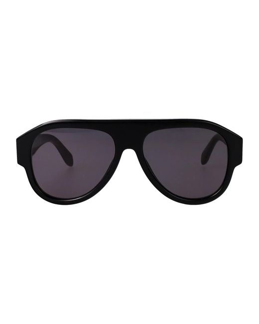 Palm Angels Black Shiny Acetate Sunglasses