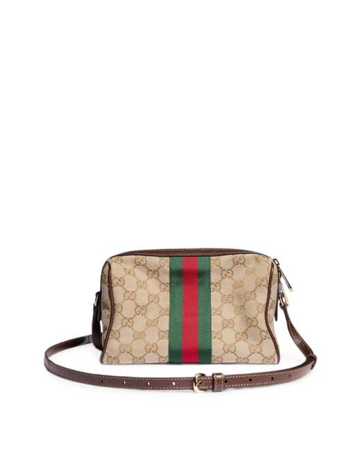 Gucci Natural Horsebit Web Small Camera Bag