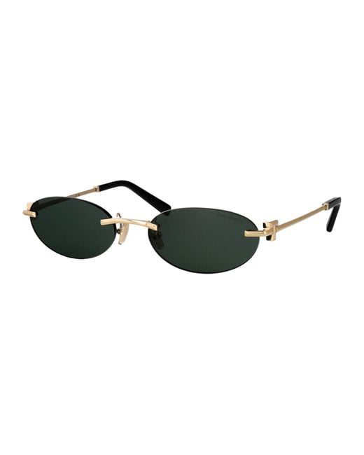 Tiffany & Co Green Tiffany & Co Metal Sunglasses