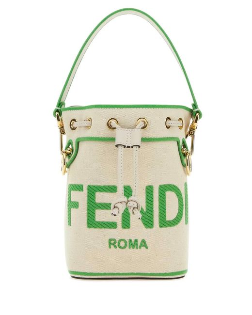 Fendi Green Clutch