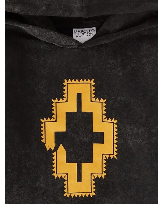 Marcelo Burlon Black Marcelo Burlon County Of Milan Hoodie