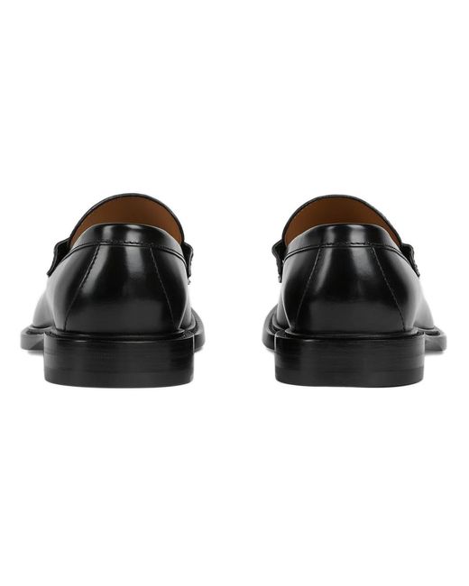 Gucci Black Loafer With Web Detail for men