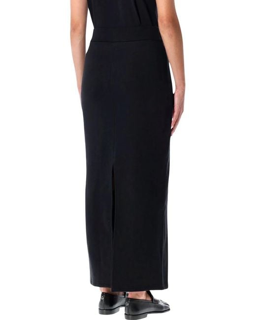 Coperni Black Organic Cotton Jogging Skirt