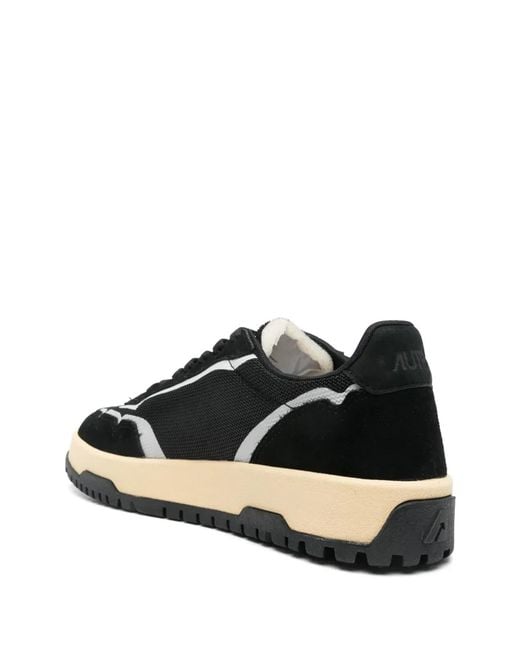 Autry Black Mesh And Suede Sneaker for men