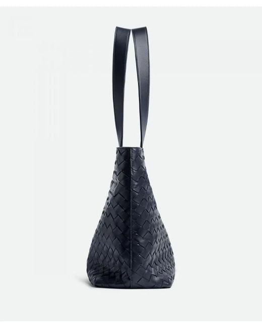 Bottega Veneta Blue Intrecciato Leather Tote for men