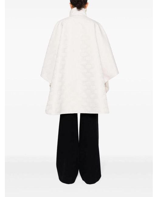 Max Mara Natural High-Neck Cape