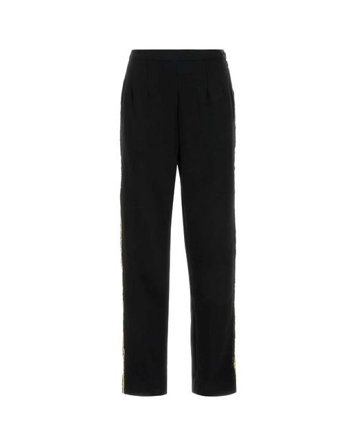 Bode Black Crepe Pant