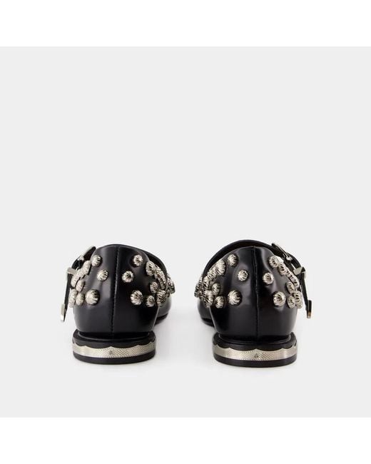 Toga Black Aj1374 Ballerinas