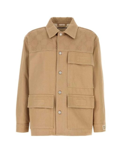 Gucci Natural Cotton Jacket for men