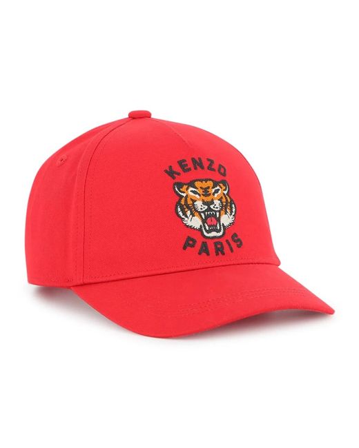 KENZO Red Hat With Logo
