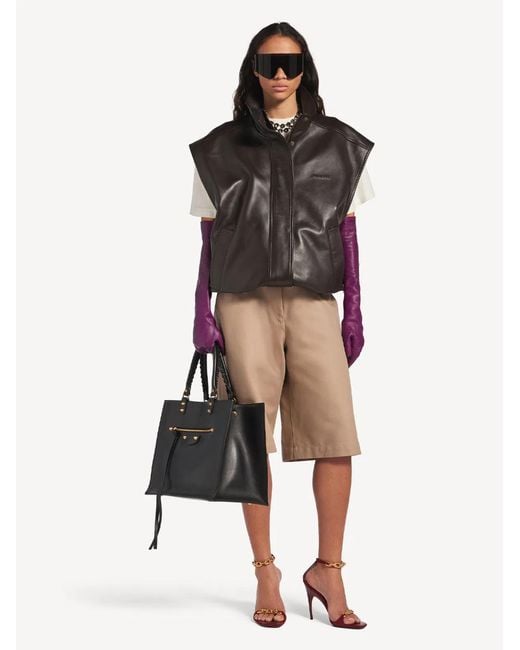 Balenciaga Black Sleeveless Blouson