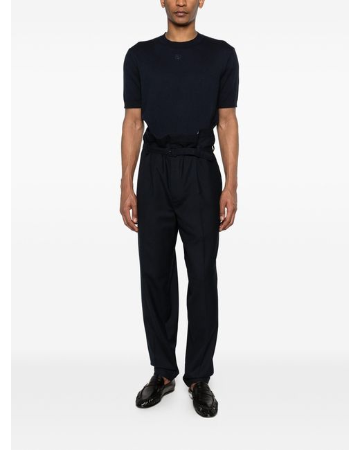 Fendi Blue T-Shirt Co Cash for men