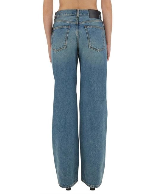 Haikure Blue Denim Cotton Jeans