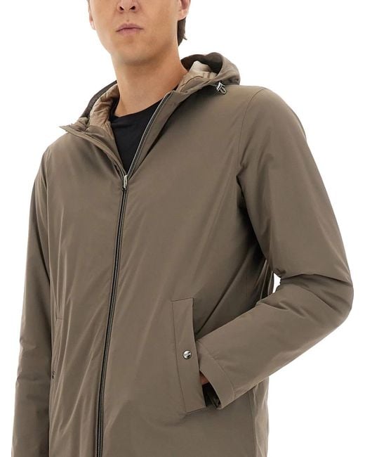 Herno Brown Parka "Resort" for men