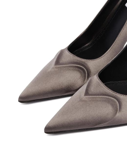 Alaïa Gray Alaia Pumps 90
