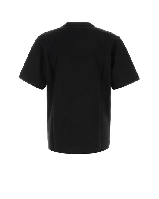 Fendi Black Cotton T-Shirt for men