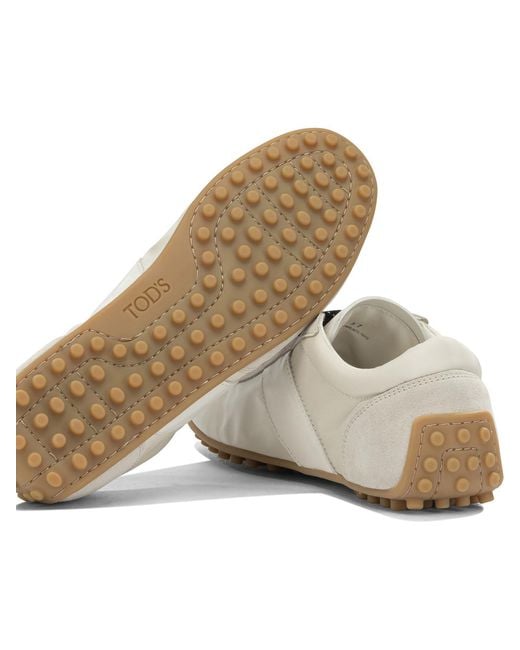 Tod's White Sneakers & Slip-On