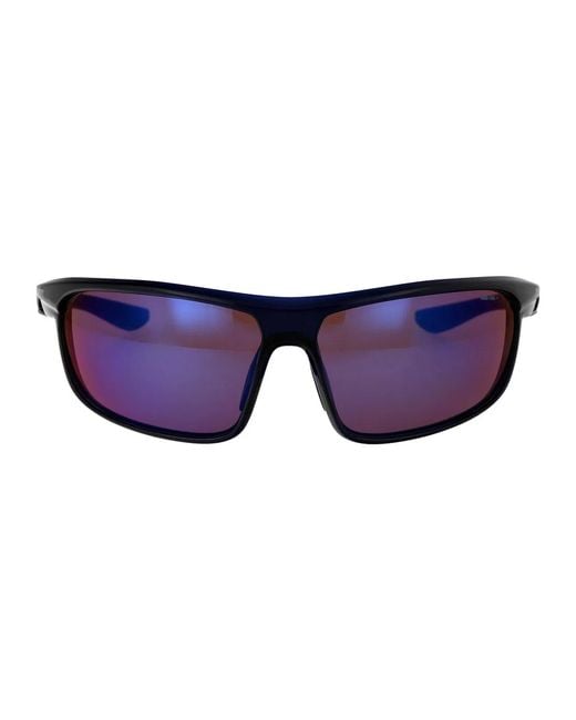 Nike Blue Road W/ Mirror Midnight Acetate Sunglasses