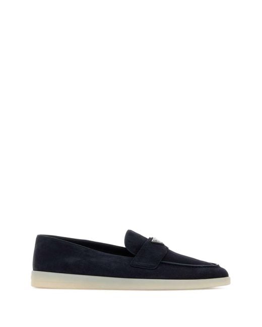 Prada Blue Moccasters for men