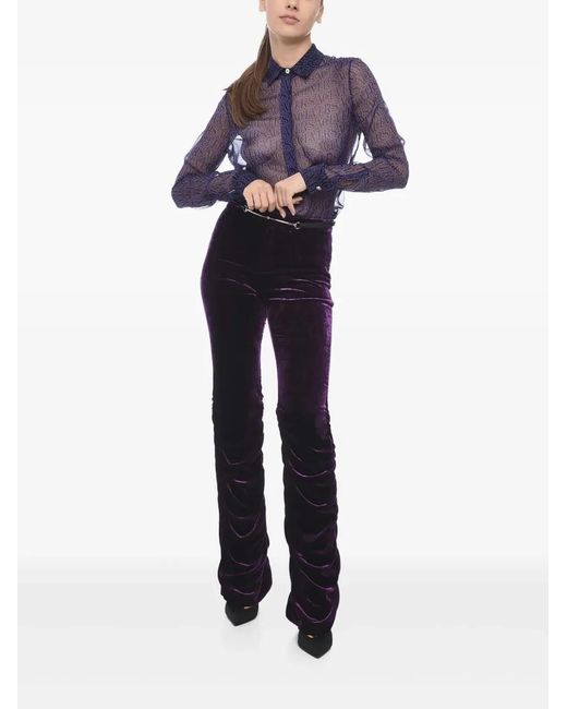 Gucci Black Velvet Pants
