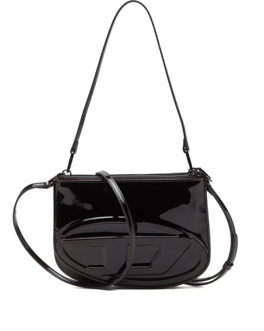 DIESEL Black "1Dr Twin" Shoulder Bag