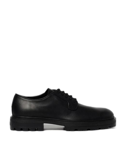 Hogan Black H673 Smooth Leather Derby for men