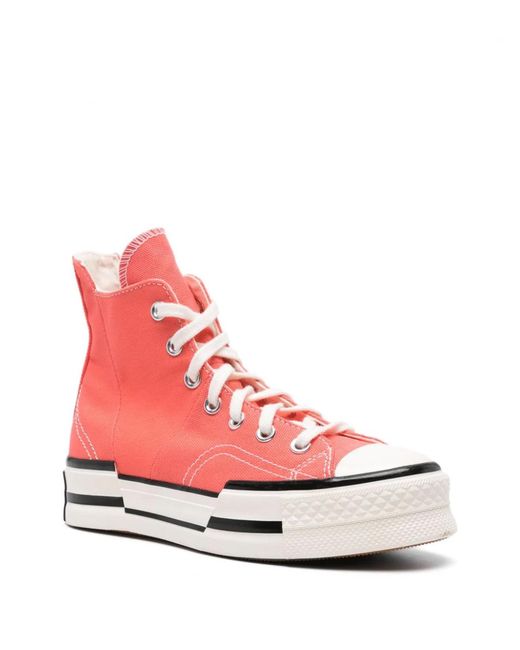 Converse Pink Chuck 70 Plus Hi Sneakers