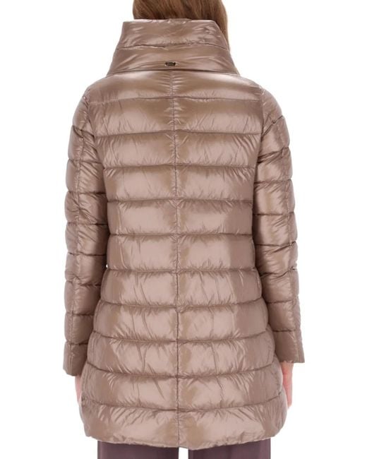 Herno Brown Piumino "A-Shape Amelia"