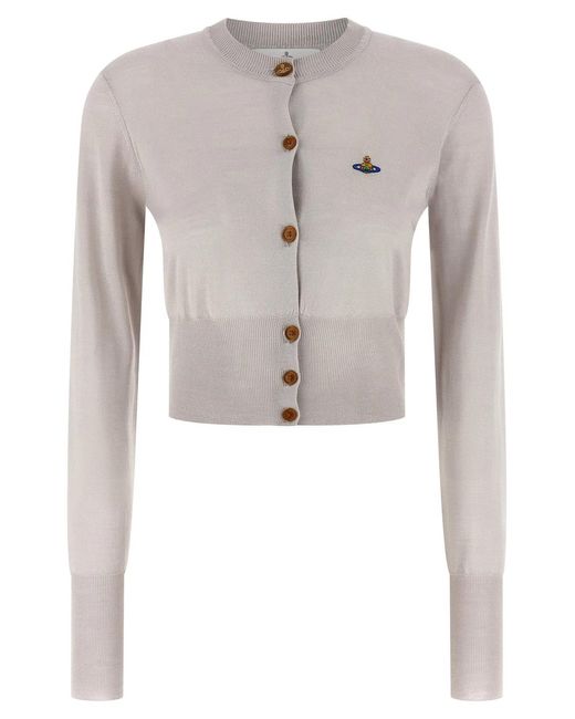 Vivienne Westwood White 'Bea' Cardigan