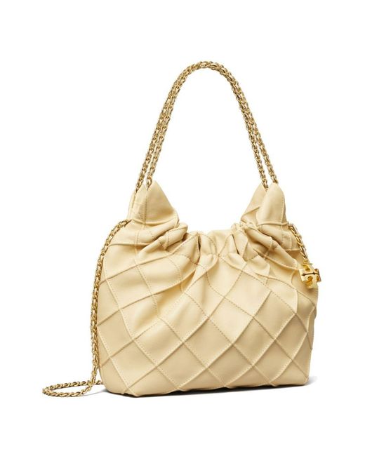 Tory Burch Natural Mini Hobo Bags