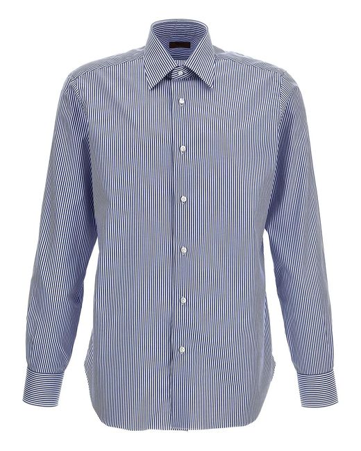 Barba Napoli Blue 'Journey' Shirt for men