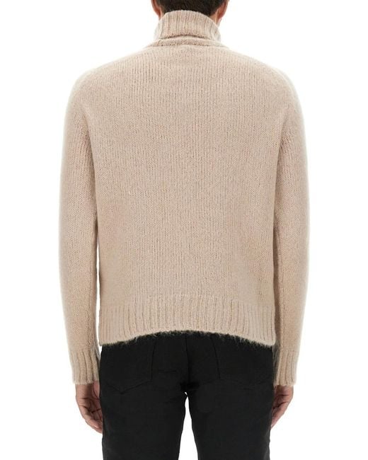 Tom Ford Natural Turtleneck Jersey for men